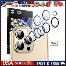 3pk For Apple iPhone 13 Pro Max/13 Pro Camera Lens Protector Tempered Glass