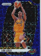 2024 Panini Prizm WNBA #98 Lisa Leslie Blue Velocity Prizms