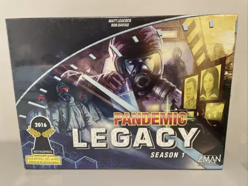 Z-Man Games, Pandemic Legacy Season 1 Blue Edition Cooperative Board Game