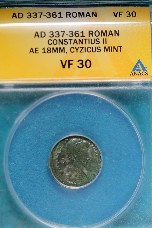 AD337-361 ANACS VF30 ROMAN CONSTANTIUS II CYZICUS MINT! #B7752