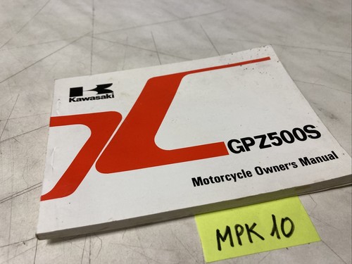 Kawasaki GPZ500S B1 GPZ 500 S Manual Del Propietario Mantenimiento Conductor GB