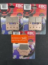 EBC HH Front & Rear Brake Pads Set 2007-2017 Honda CBR600RR, 2006-2016 CBR1000RR