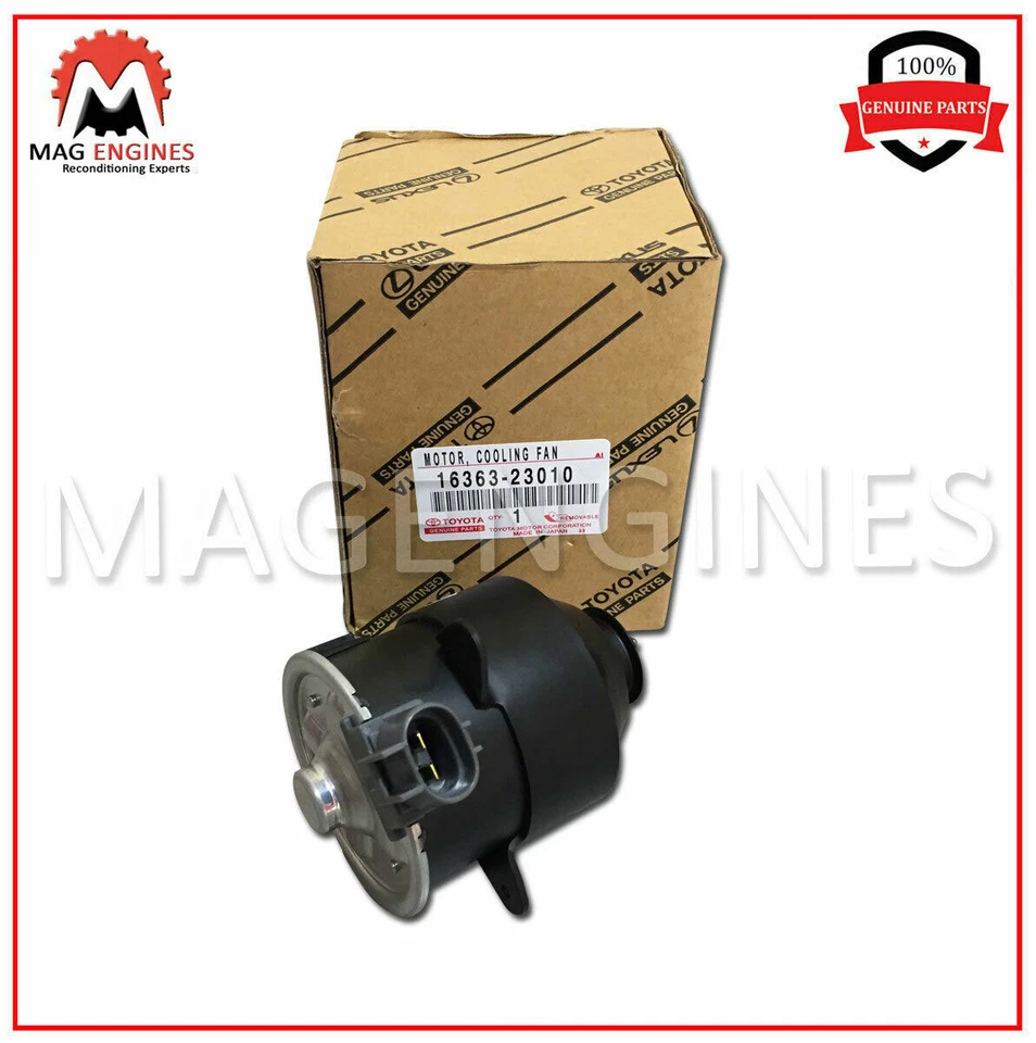16363-23010 MOTOR ORIGINAL OEM, VENTILADOR DE REFRIGERACIÓN 1636323010 Foto 2 de 4