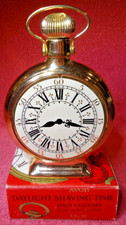 Vtg Empty Avon After Shave Wild Country Day Light Savings Time Bottle & Box