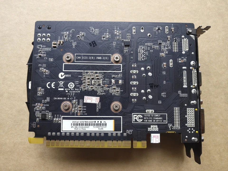 ZOTAC NVIDIA GeForce GTX750Ti 2GB GDDR5 Graphics Card Video Card DVI HDMI VGA - Image 2 of 4