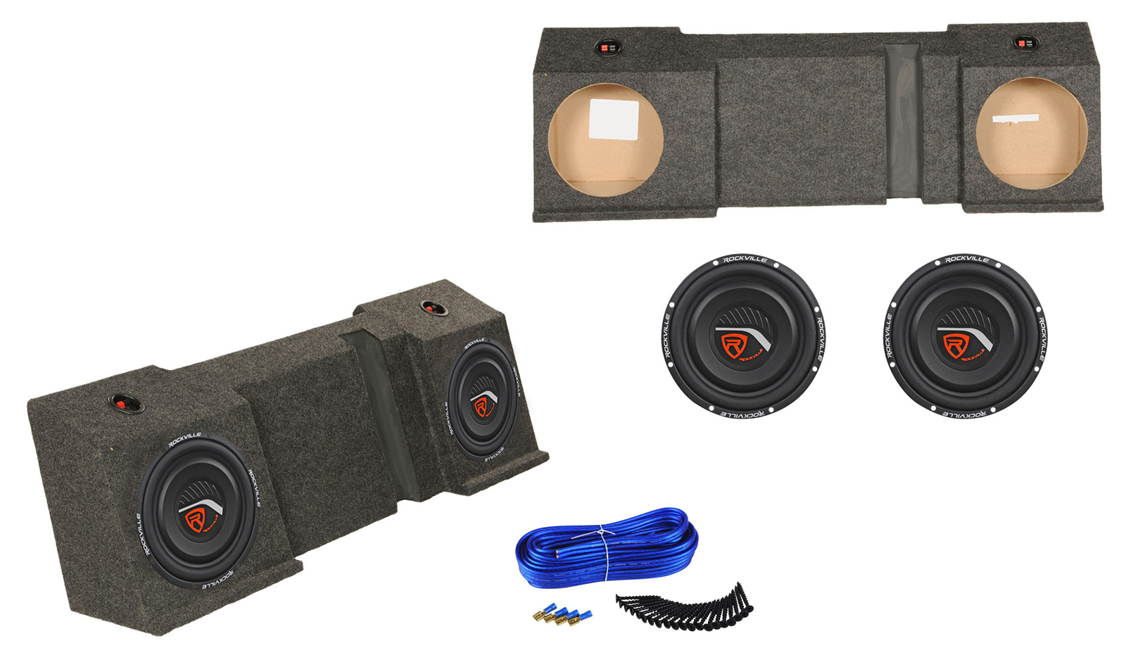 Двойная коробка на 10 сабвуферов2 сабвуфера для Chevy Avalanche 2001-16 годов выпуска или Cadillac Escalade 31290₽