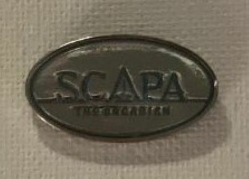 SCAPA THE ORCADIAN DISTILLERY SCOTCH WHISKY LAPEL PIN BADGE ( GLENCAIRN )-image
