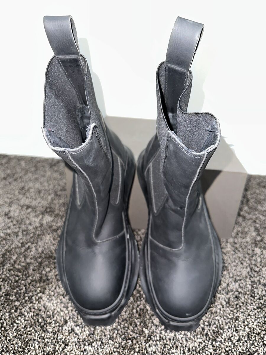 Rick Owens Drkshdw Abstract Beatle Bozo Black Boots | eBay Rick Owens Drkshdw Abstract Beatle Bozo Black Boots | eBay