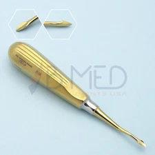 Dental Bernard Spade 60U Titanium Root Elevator Offset Bayonet Back Action Tip