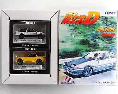Mini car Initial D Dogfight Special 2 car set Tomica Limited