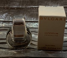 New- BVLGARI- OMNIA CRYSTALLINE - EAU DE TOILETTE 0.17 OZ. .New TRAVEL