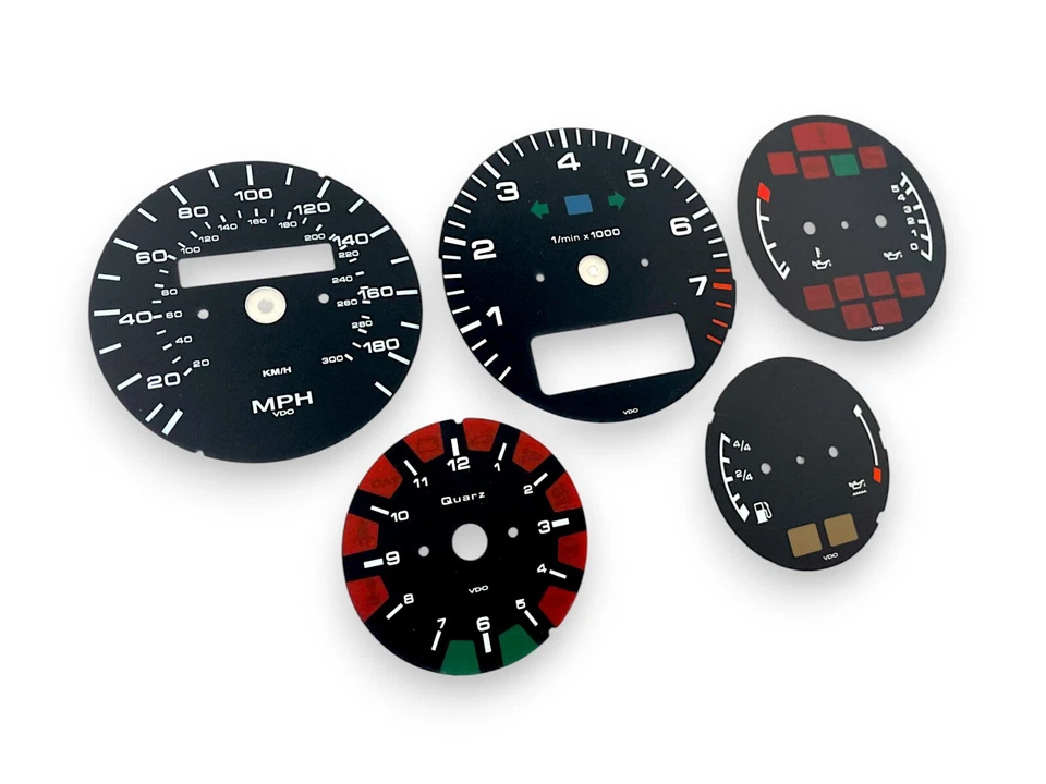 For Porsche 911 964 993 Speedometer Disc Speedometer Cluster Dial Gauge Speedo KM/H - Image 2 of 4