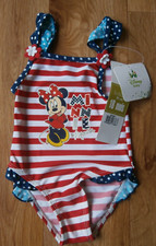 Baby Girls Disney Minnie Mouse Swimming Costume Age 18 Months / 1 half Years NWT