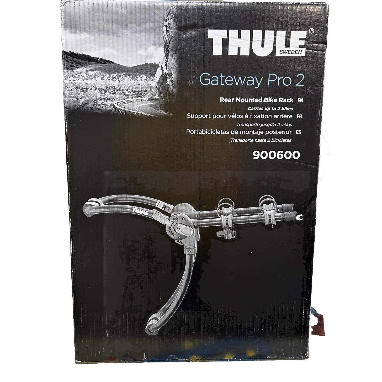 Thule Gateway Pro 2 Trunk Rack: 2-Bike 900600 Rear Mount
