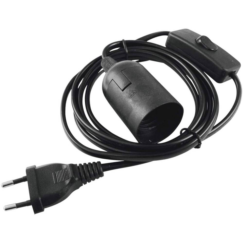 Eurolite 51100666 Светильник с цоколем E27 230 В 60 Вт mit Eurostecker, mit Wippschalter