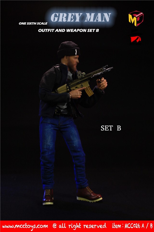 MCCTOYS MCC026 1/6 Street gang clothing and weapon set for 12
