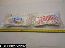 QTY 24 2 Packs X 12 : 13784426 Jesus Loves Me Pencil Cases 889070903080