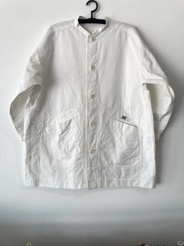 Vintage Issey Miyake IM Design Studio JAA Apron Jacket Coat White Size M Japan  - product listing photo