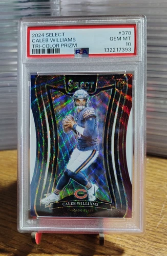 2024 Panini Select Suite Level Caleb Williams #378 Tri-Color /149 (RC) PSA 10