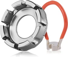 2PC Bike Spoke Wrench Set, Torque 1.58*1.58*0.47, Sivler and Red 