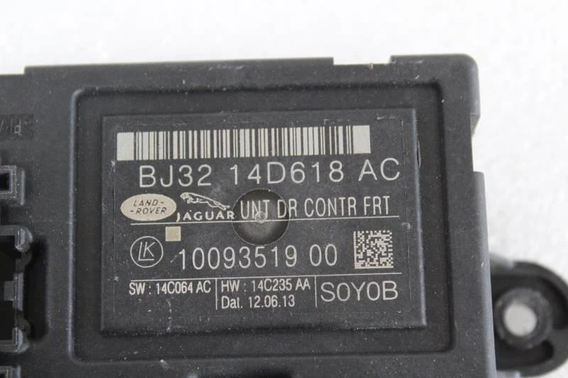 2012 2013 2014 2015 JAGUAR XF ЛЕВАЯ ПЕРЕДНЯЯ ДВЕРЬ МОДУЛЬ УПРАВЛЕНИЯ BJ32-14D618-AC - Изображение 3 из 4