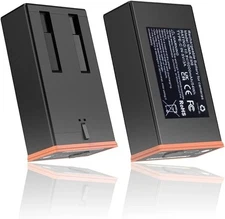 Power Mag 5Ah Rechargeable Lithium Battery2 Pack, Compatible with Moultrie Edge 