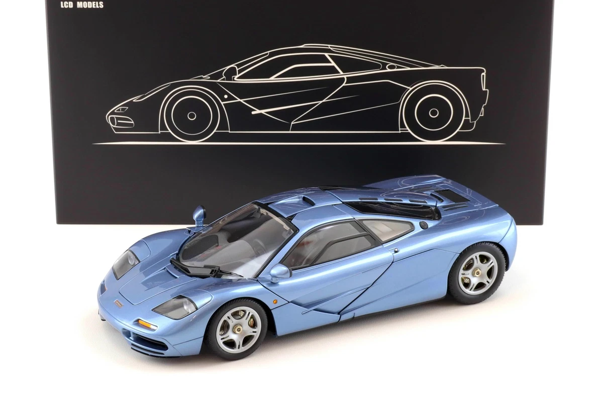 Guiloy 67513 - McLaren F1 LM Prototype 1/18, Bleu Argenté, Collection Espagne