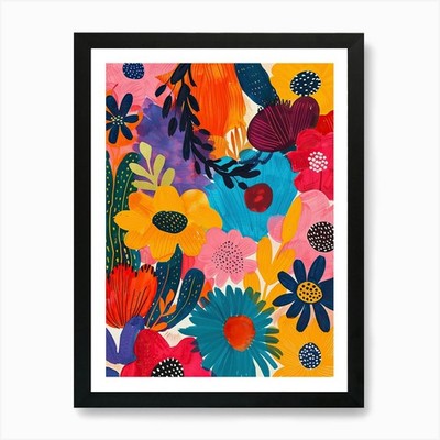 Schimmerndes Laub Matisse Stil Ar gerahmtes Wandbild Poster Leinwanddruck Bild