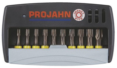 Projahn Profi Torsions-Bitbox Impact S2-Stahl gehärtet TX-Bits Halter 11-teilig