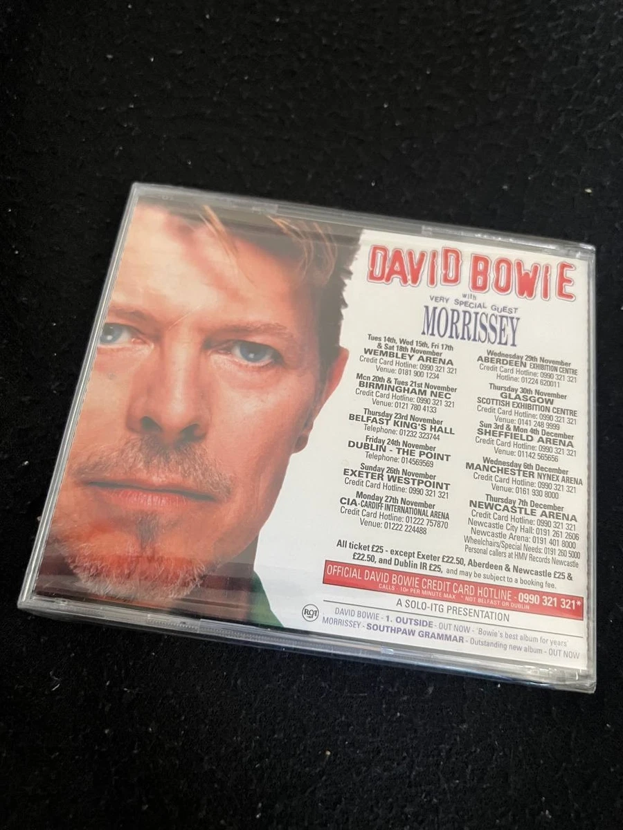 David Bowie - Outside Tour 1995 2 Track Promo CD. Morrissey. Press Only Release.