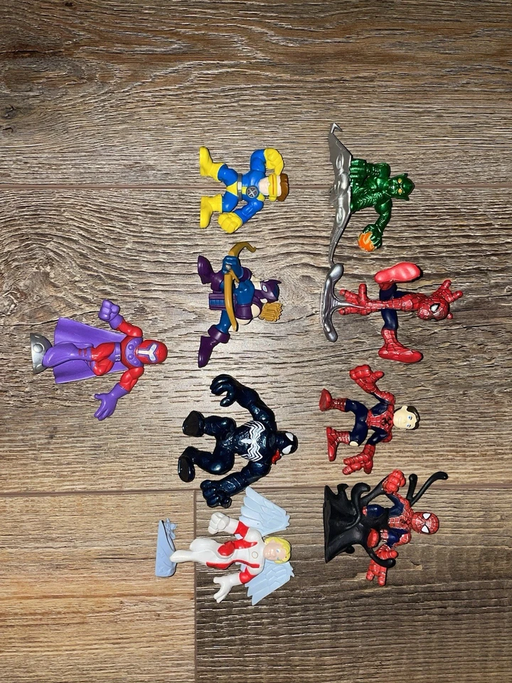 Lote de 9 figuras de acción Marvel Hasbro Super Hero Squad 2005-2008 Hasbro Gambito Foto 2 de 2