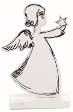 Angelo Legno Bianco 20cm