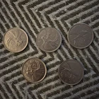 Five 1960s Canadian Quarters - 25 Cent Pieces - 5 Coin Lot