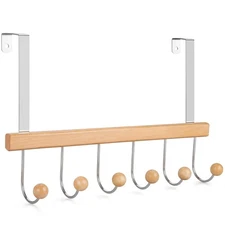 TOPIA HANGER Over The Door Hooks for Hanging, Towel Hooks Towel Racks for Bat...