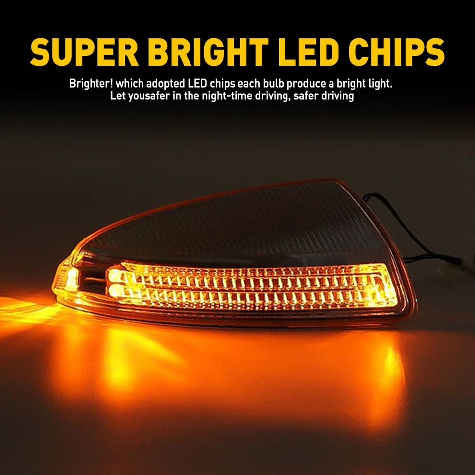 RIGHT LED CAR SIDE MIRROR LIGHTS Fit MERCEDES BENZ C300 C350 2008-2012 2008-2011 - Image 4 of 4