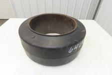 Super Solid 18x8x12-1/8 Forklift Tire Smooth Solid Press-on Black