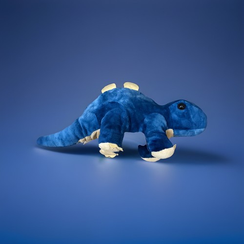 Dinosaur Stuffed Plush Blue Stegosaurus 11.5 Inches main image 1