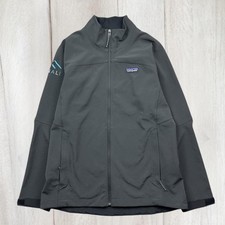Patagonia Black full zip windbreaker jacket