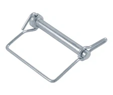 Snap Safety Pin Sq One Wire Tab Lock 3/8 x 2-1/2 Steel ZC (13 Pieces)