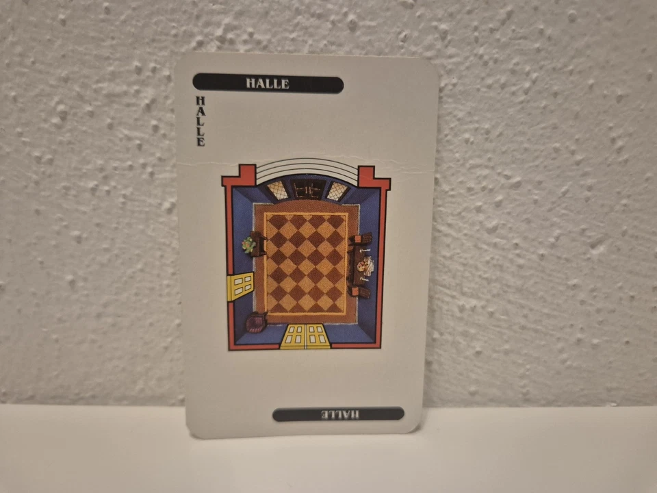 Cluedo Das klassische Detektiv-Spiel 1992 Ersatzteile: Karte Halle - Bild 1 von 1