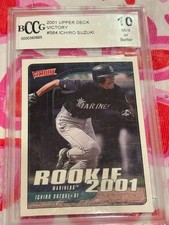 Ichiro 2001 Upper Deck Victory - Rookie 2001  BCCG Graded 10!