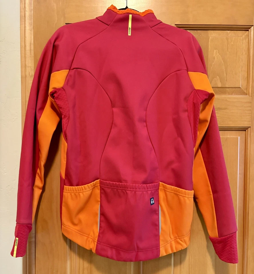 Chaqueta térmica de ciclismo Mavic Ksyrium Pro H2O naranja/rojo - mediana para hombre - EXCELENTE Foto 3 de 4