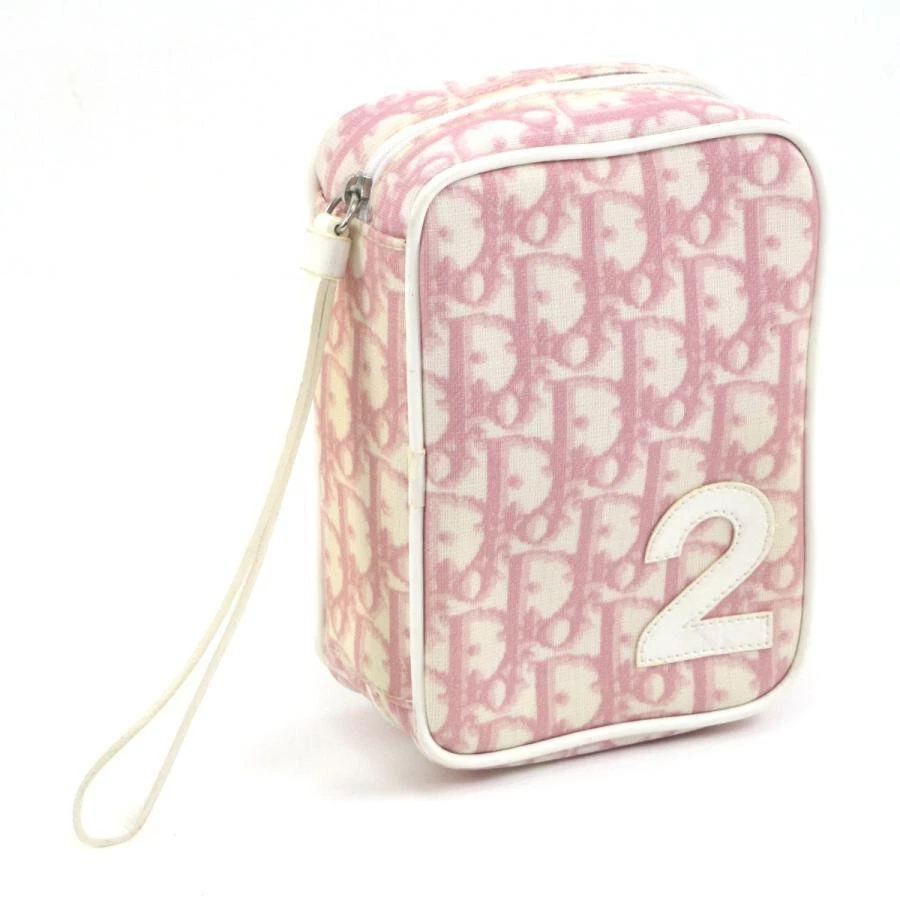 Pochette Christian Dior Trotter Pochette Rose Femme N°2 D'occasion du JAPON