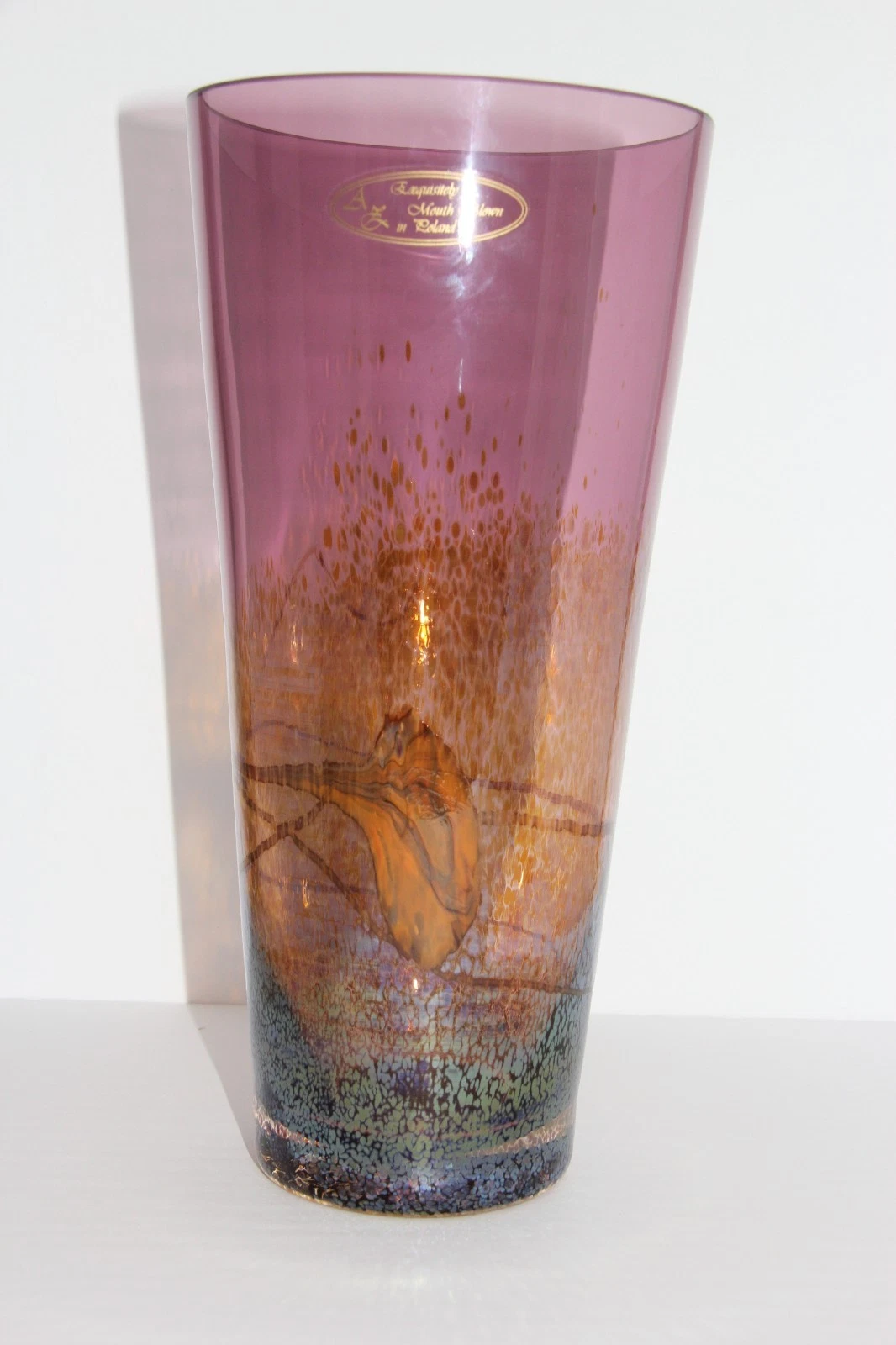 Circular vase - Amethyst 59