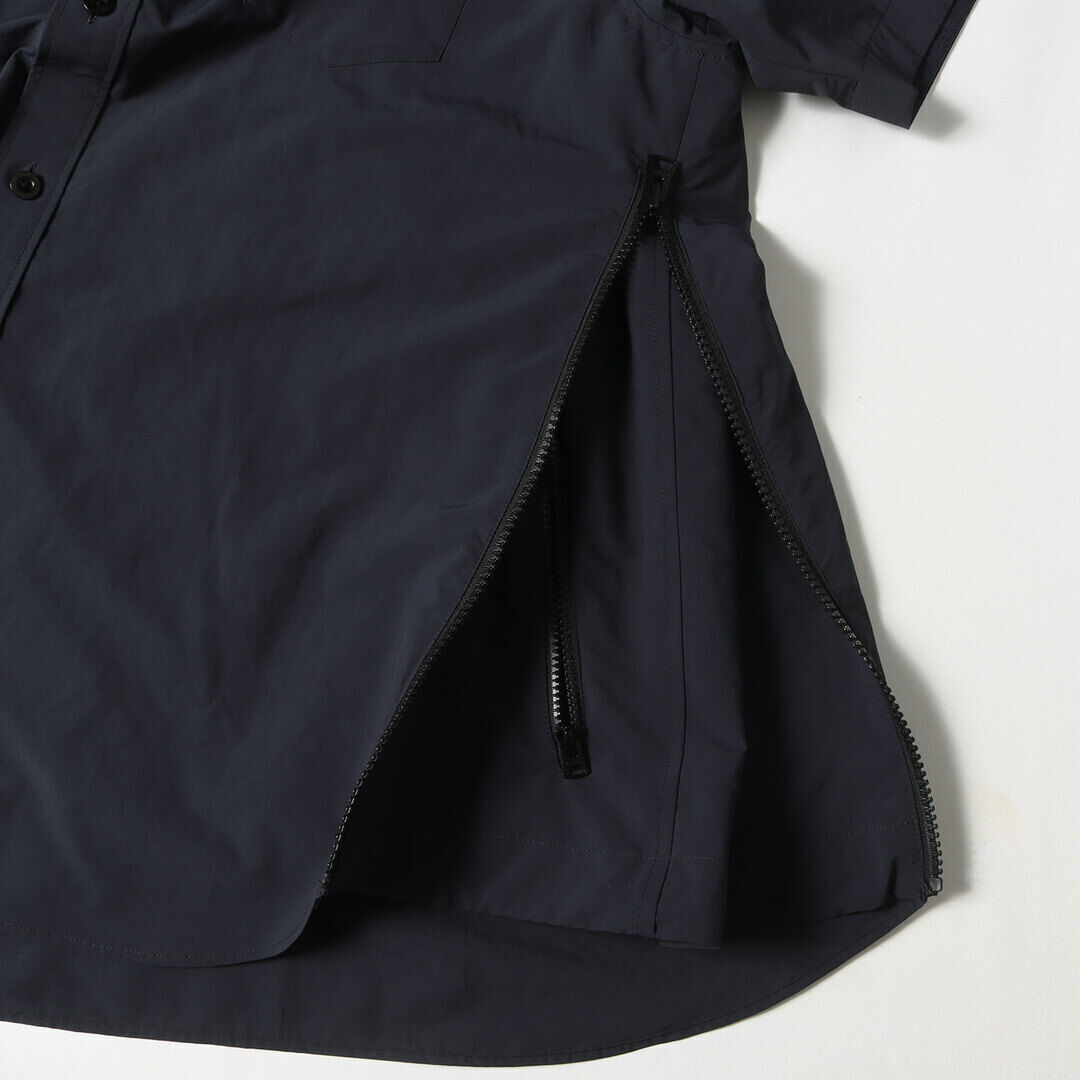 Sacai Sakai Shirts Size 4 24SS Side Zip Matte Taffeta Short Sacai Sakai Shirts Size 4 24SS Side Zip Matte Taffeta Short