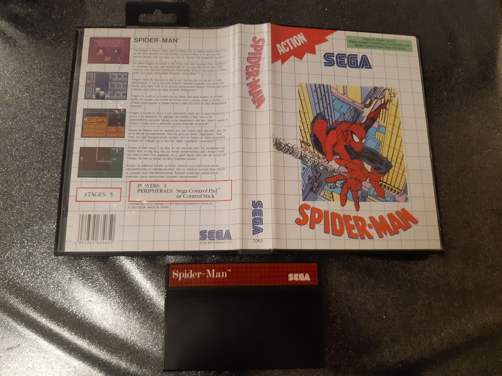 Spider-Man - EUR - Jeux SEGA Master System Europe - Prix & Rareté