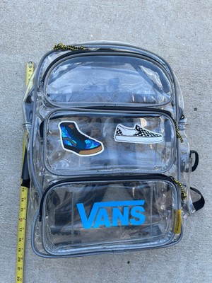 vans clear backpack