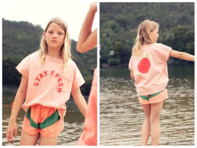 Piupiuchick Pink Stay Fresh T-Shirt Tee Short Sleeve Cotton Graphic Pocket $50 6