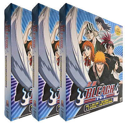 BLEACH + LIVE ACTION MOVIE - ANIME TV DVD (1-366 EPS+4 MOVIES+2 SPECIAL)  ENG SUB