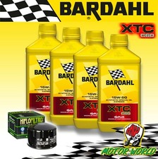 KIT TAGLIANDO 4lt BARDAHL XTC 15W50 + FILTRO HIFLO Ducati 695 Monster 2007 2008